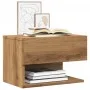 Mesita de noche de pared roble artisian de , Mesitas de noche - Ref: Foro24-856822, Precio: 44,13 €, Descuento: %