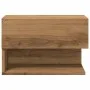 Mesita de noche de pared roble artisian de , Mesitas de noche - Ref: Foro24-856822, Precio: 44,13 €, Descuento: %