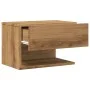 Mesita de noche de pared roble artisian de , Mesitas de noche - Ref: Foro24-856822, Precio: 44,13 €, Descuento: %