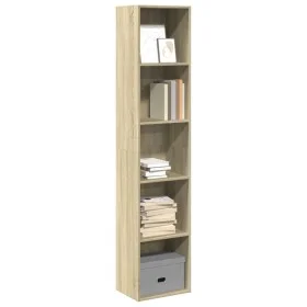 Estantería de madera de ingeniería roble Sonoma 40x30x189 cm de , Librerías y estanterías - Ref: Foro24-857887, Precio: 65,19...