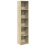 Estantería de madera de ingeniería roble Sonoma 40x30x189 cm de , Librerías y estanterías - Ref: Foro24-857887, Precio: 65,46...