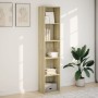 Estantería de madera de ingeniería roble Sonoma 40x30x189 cm de , Librerías y estanterías - Ref: Foro24-857887, Precio: 65,46...