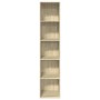 Estantería de madera de ingeniería roble Sonoma 40x30x189 cm de , Librerías y estanterías - Ref: Foro24-857887, Precio: 65,46...
