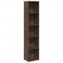 Estantería madera de ingeniería marrón roble 40x30x189 cm de , Librerías y estanterías - Ref: Foro24-857891, Precio: 62,71 €,...