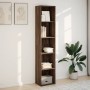 Estantería madera de ingeniería marrón roble 40x30x189 cm de , Librerías y estanterías - Ref: Foro24-857891, Precio: 62,71 €,...