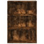 Estantería madera de ingeniería roble ahumado 80x30x114 cm de , Librerías y estanterías - Ref: Foro24-857935, Precio: 55,20 €...