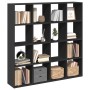 Estantería librería madera ingeniería negra 137,5x29x137,5 cm de , Librerías y estanterías - Ref: Foro24-3310290, Precio: 156...