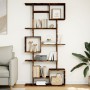 Estantería de madera de ingeniería roble ahumado 92x29x188 cm de , Librerías y estanterías - Ref: Foro24-3310320, Precio: 134...