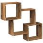 Mueble de pared madera ingeniería madera envejecida 78x18x71 cm de , Estantes y estanterías - Ref: Foro24-854812, Precio: 27,...