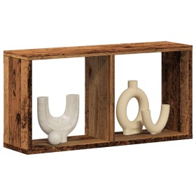 Mueble de pared madera de ingeniería envejecida 60x16x30 cm de , Estantes y estanterías - Ref: Foro24-854884, Precio: 23,76 €...