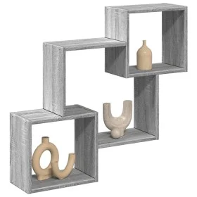 Armario de pared madera de ingeniería gris Sonoma 78x18x71 cm by , Shelves and shelves - Ref: Foro24-854810, Price: 28,22 €, ...