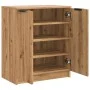 Mueble zapatero madera de ingeniería roble artisian 59x35x70 cm de , Armarios y almacenamiento - Ref: Foro24-856990, Precio: ...