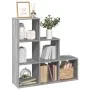 Librería divisor 3 niveles madera gris Sonoma 99x29x99 cm de , Librerías y estanterías - Ref: Foro24-857963, Precio: 62,90 €,...