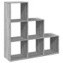 Librería divisor 3 niveles madera gris Sonoma 99x29x99 cm de , Librerías y estanterías - Ref: Foro24-857963, Precio: 62,90 €,...