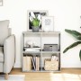 Librería divisora madera gris hormigón 69,5x29x69,5 cm de , Librerías y estanterías - Ref: Foro24-858006, Precio: 41,75 €, De...