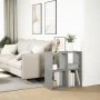 Librería divisora madera gris hormigón 69,5x29x69,5 cm de , Librerías y estanterías - Ref: Foro24-858006, Precio: 41,20 €, De...