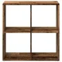 Librería divisor madera ingeniería envejecida 69,5x29x69,5 cm de , Librerías y estanterías - Ref: Foro24-858010, Precio: 41,9...