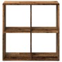 Librería divisor madera ingeniería envejecida 69,5x29x69,5 cm de , Librerías y estanterías - Ref: Foro24-858010, Precio: 42,5...