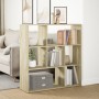 Librería divisor madera ingeniería roble Sonoma 102x29x103,5 cm de , Librerías y estanterías - Ref: Foro24-858050, Precio: 71...