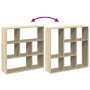 Librería divisor madera ingeniería roble Sonoma 102x29x103,5 cm de , Librerías y estanterías - Ref: Foro24-858050, Precio: 71...