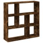 Librería divisora madera roble ahumado 102x29x103,5 cm de , Librerías y estanterías - Ref: Foro24-858052, Precio: 74,91 €, De...