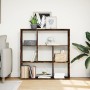 Librería divisora madera roble ahumado 102x29x103,5 cm de , Librerías y estanterías - Ref: Foro24-858052, Precio: 74,91 €, De...
