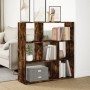 Librería divisora madera roble ahumado 102x29x103,5 cm de , Librerías y estanterías - Ref: Foro24-858052, Precio: 74,91 €, De...