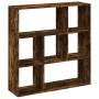 Librería divisora madera roble ahumado 102x29x103,5 cm de , Librerías y estanterías - Ref: Foro24-858052, Precio: 74,91 €, De...