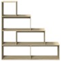 Librería divisora 4 niveles madera Sonoma 143,5x29x143,5 cm de , Librerías y estanterías - Ref: Foro24-857996, Precio: 86,22 ...
