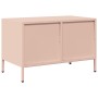 Mueble para TV acero laminado en frío rosa 68x39x43,5 cm de , Muebles TV - Ref: Foro24-851233, Precio: 69,53 €, Descuento: %
