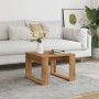 Mesa auxiliar de madera de ingeniería roble artisan 50x50x35 cm de , Mesas auxiliares - Ref: Foro24-856689, Precio: 40,27 €, ...