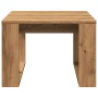 Mesa auxiliar de madera de ingeniería roble artisan 50x50x35 cm de , Mesas auxiliares - Ref: Foro24-856689, Precio: 40,27 €, ...