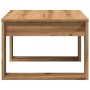 Mesa auxiliar de madera de ingeniería roble artisan 50x50x35 cm de , Mesas auxiliares - Ref: Foro24-856689, Precio: 40,27 €, ...