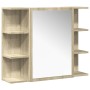 Juego de muebles de baño 4 pzas contrachapada roble Sonoma de , Muebles de baño - Ref: Foro24-3324970, Precio: 219,64 €, Desc...