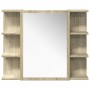 Juego de muebles de baño 4 pzas contrachapada roble Sonoma de , Muebles de baño - Ref: Foro24-3324970, Precio: 219,64 €, Desc...