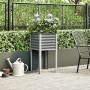 Jardinera de acero gris 45x45x88 cm de , Maceteros y jardineras - Ref: Foro24-4008964, Precio: 29,06 €, Descuento: %