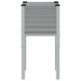 Jardinera de acero gris 45x45x88 cm de , Maceteros y jardineras - Ref: Foro24-4008964, Precio: 29,06 €, Descuento: %