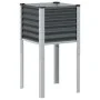 Jardinera de acero gris antracita 45x45x88 cm de , Maceteros y jardineras - Ref: Foro24-4008966, Precio: 29,94 €, Descuento: %