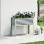 Jardinera de acero gris 100x41x90 cm de , Maceteros y jardineras - Ref: Foro24-4008970, Precio: 42,92 €, Descuento: %