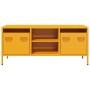 Mueble para TV acero laminado en frío amarillo 101,5x39x43,5 cm de , Muebles TV - Ref: Foro24-851301, Precio: 120,83 €, Descu...