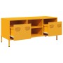 Mueble para TV acero laminado en frío amarillo 101,5x39x43,5 cm de , Muebles TV - Ref: Foro24-851301, Precio: 120,83 €, Descu...
