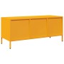 Mueble para TV acero laminado en frío amarillo 101,5x39x43,5 cm de , Muebles TV - Ref: Foro24-851301, Precio: 120,83 €, Descu...