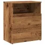 Mesitas de noche 2 uds madera ingeniería envejecida 50x32x60 cm de , Mesitas de noche - Ref: Foro24-856565, Precio: 97,26 €, ...