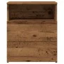 Mesitas de noche 2 uds madera ingeniería envejecida 50x32x60 cm de , Mesitas de noche - Ref: Foro24-856565, Precio: 97,26 €, ...