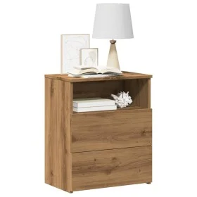 Mesitas noche 2 uds madera ingeniería roble artisan 50x32x60 cm by , Nightstands - Ref: Foro24-856567, Price: 127,82 €, Disco...