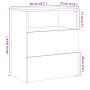 Mesitas noche 2 uds madera ingeniería roble artisan 50x32x60 cm de , Mesitas de noche - Ref: Foro24-856567, Precio: 131,87 €,...