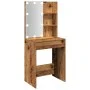 Tocador con luces LED madera envejecida 60x40x140 cm von , Tische - Ref: Foro24-856999, Preis: 95,53 €, Rabatt: %
