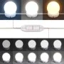 Tocador con luces LED madera envejecida 60x40x140 cm von , Tische - Ref: Foro24-856999, Preis: 95,53 €, Rabatt: %