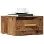 Mesitas de noche de pared 2 uds madera envejecida 35x35x20 cm de , Mesitas de noche - Ref: Foro24-857064, Precio: 50,78 €, De...