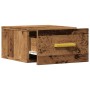 Mesitas de noche de pared 2 uds madera envejecida 35x35x20 cm de , Mesitas de noche - Ref: Foro24-857064, Precio: 51,55 €, De...